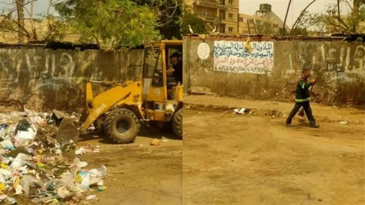 استجابة سريعة لشكاوى المواطنين: رفع المخلفات وتحسين مستوى النظافة في أحياء الجيزة