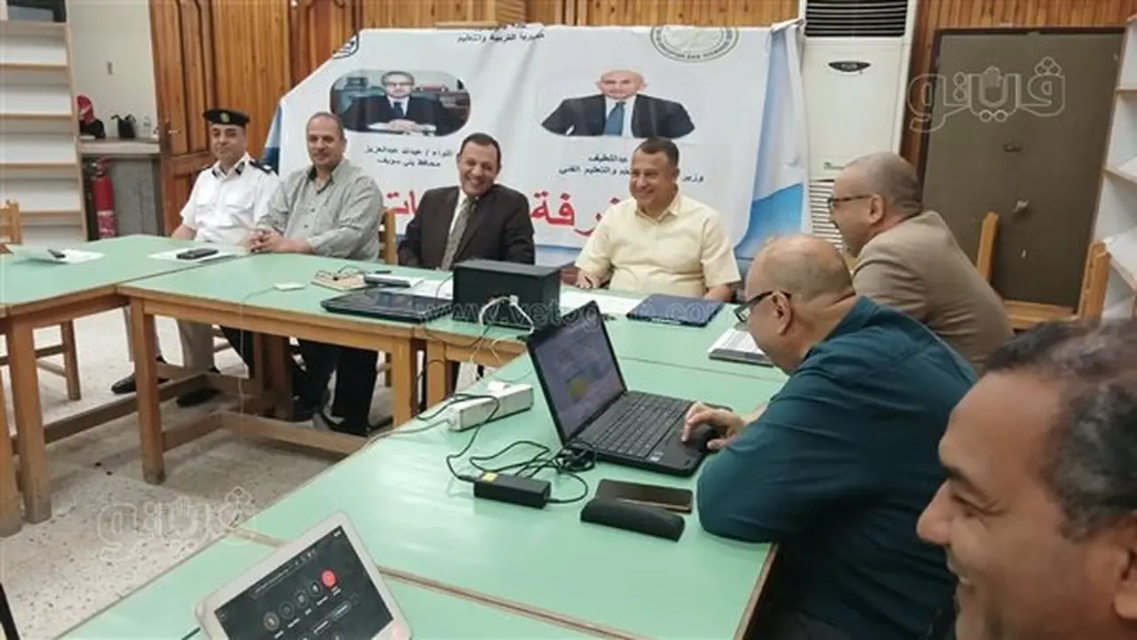 استمرار انتظام لجان امتحانات الدور الثاني للثانوية العامة في بني سويف