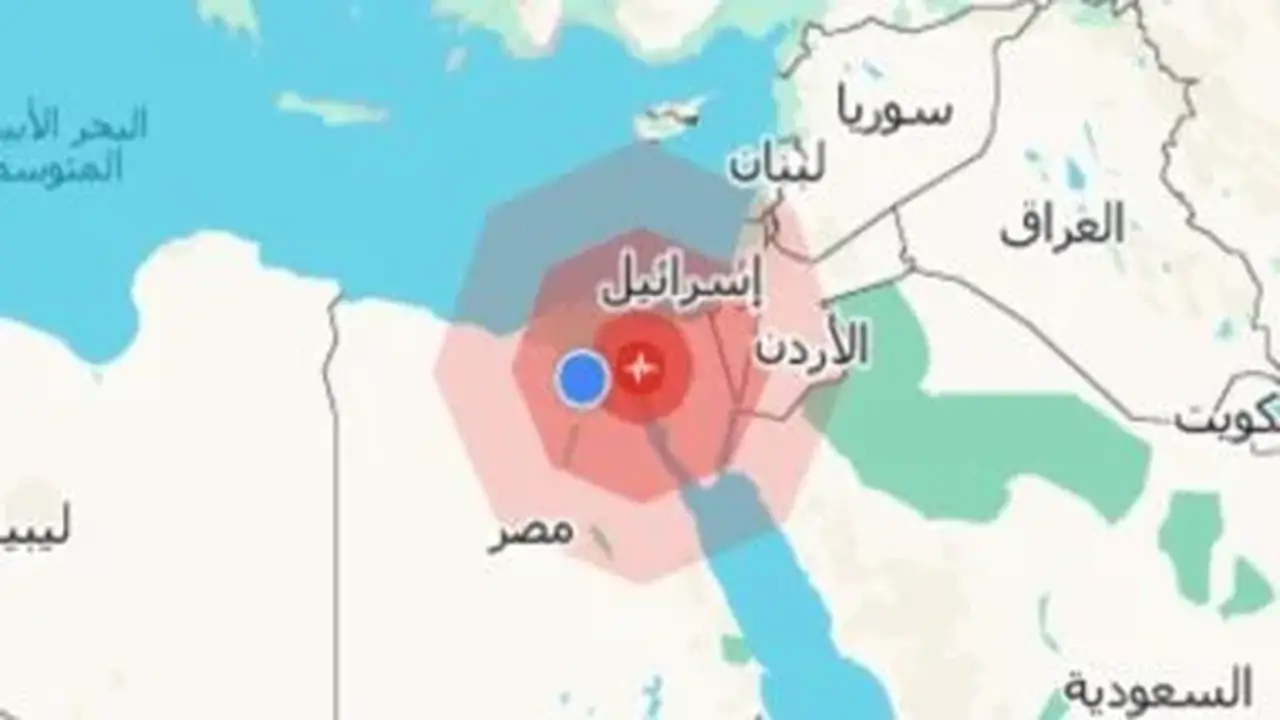 الهلال الأحمر المصري: عدم تسجيل أضرار بشرية أو مادية جراء الزلزال حتى الآن