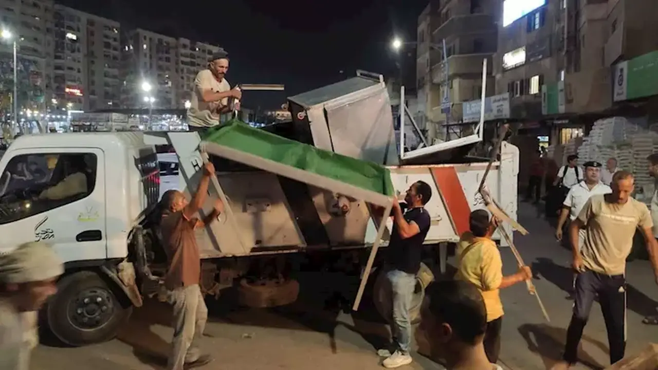 حملة ليلية مكثفة في كفر الشيخ تسفر عن ضبط 335 إشغالًا متنوعًا – صور