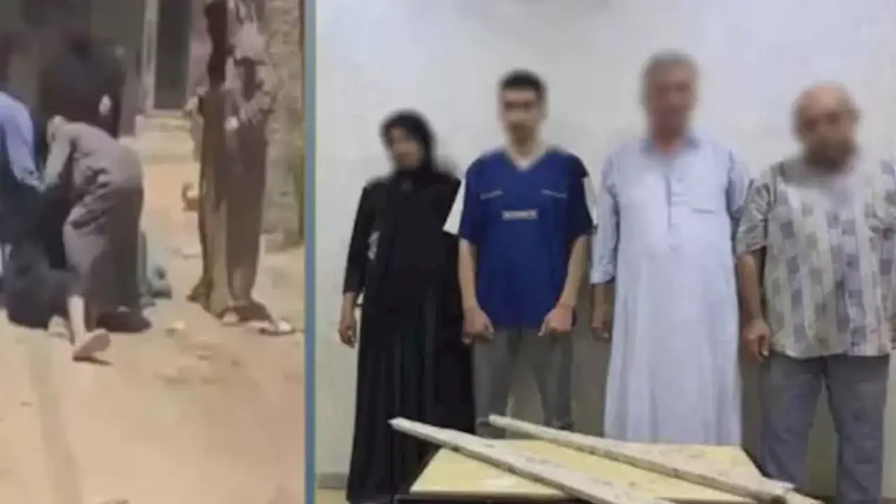 القبض على المتهمين بالاعتداء على سيدة بعصا خشبية في كفر الشيخ