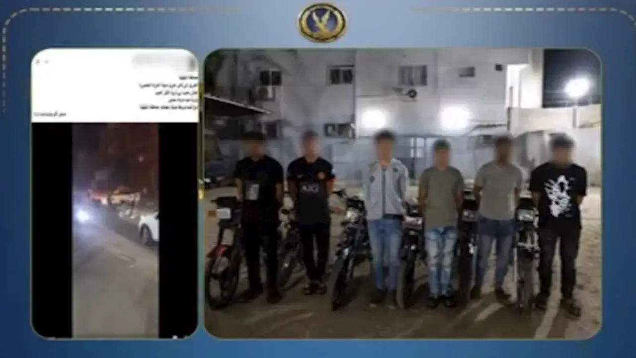 ضبط 6 أشخاص استعرضوا بدراجات نارية في حفل زفاف بالدقهلية وعرضوا حياة المواطنين للخطر