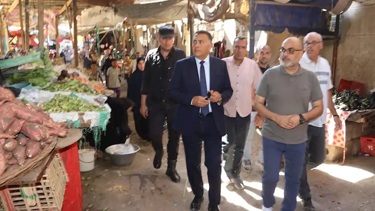 محافظ القليوبية يدرس إنشاء سوق حضاري في الخصوص