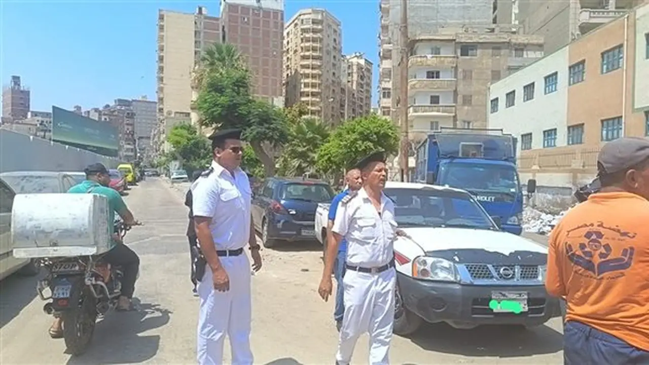 حملة أمنية مشتركة في الإسكندرية لمواجهة ظاهرة النباشين بحي شرق