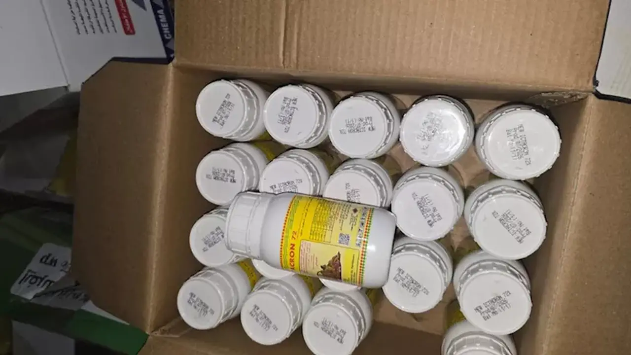 ضبط 880 عبوة مبيدات غير صالحة في بني سويف والفيوم خلال حملات وزارة الزراعة الرقابية