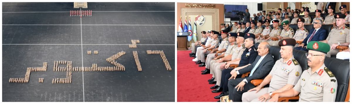وزير الدفاع يشهد تخرج الدفعة 170 من كلية الضباط الاحتياط 5