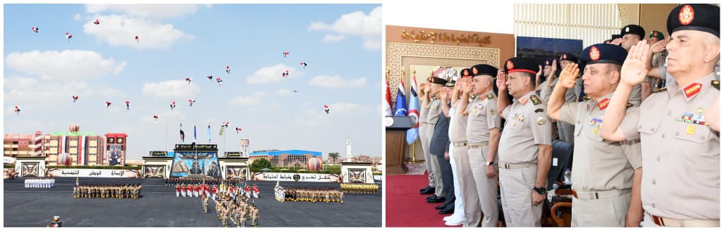وزير الدفاع يشهد تخرج الدفعة 170 من كلية الضباط الاحتياط 8