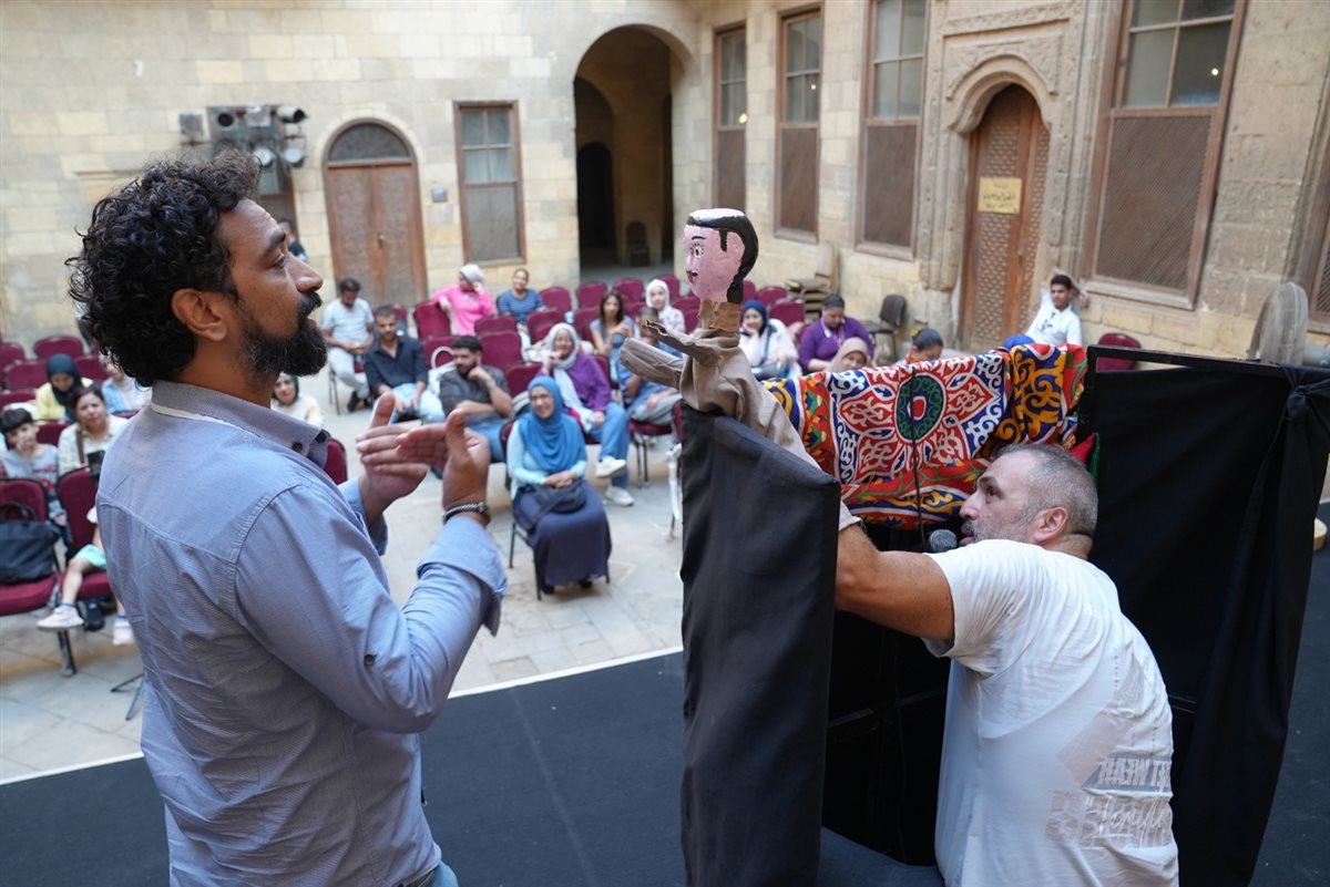 فرقة ومضة تطلق 50 عرضاً للأراجوز بمشاركة المتدربين 21