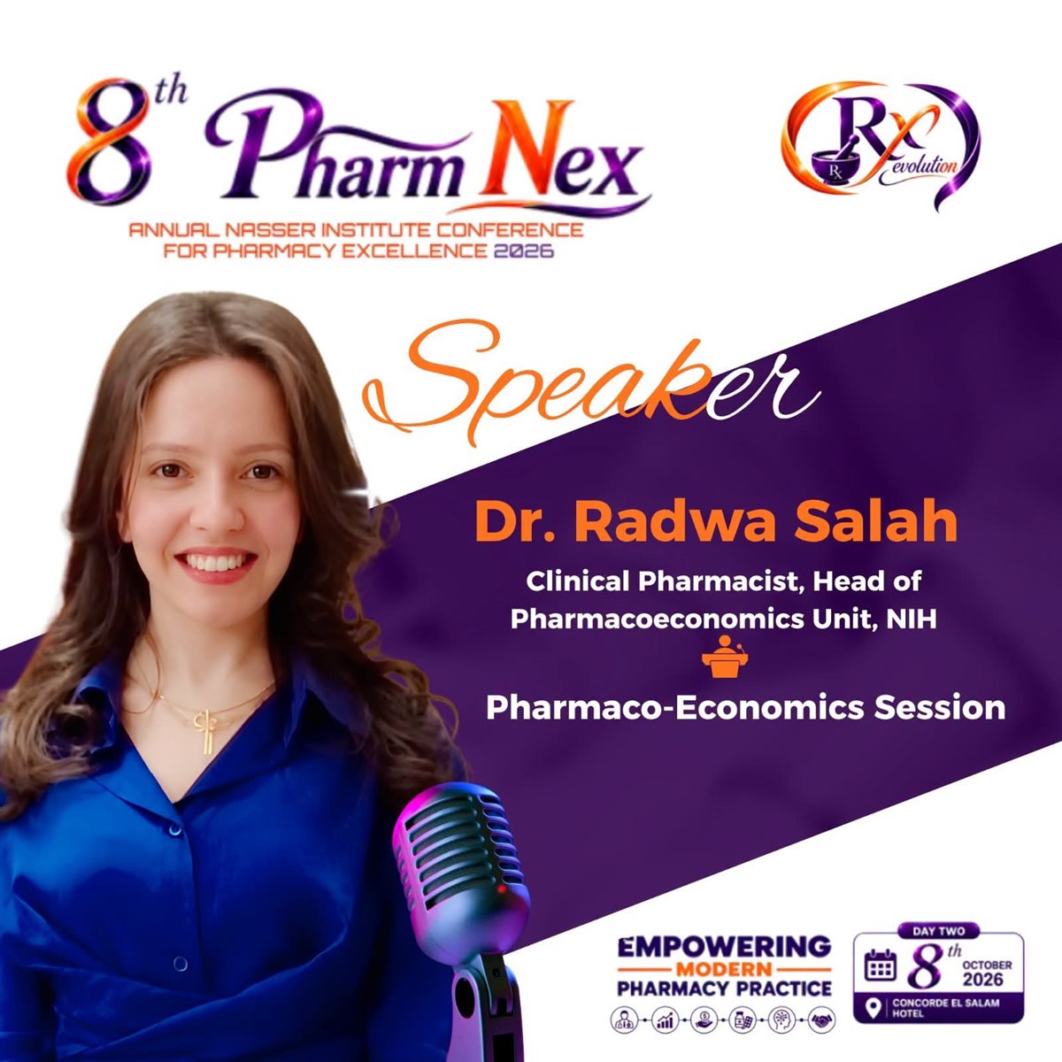 انطلاق فعاليات Pharm NEX 2026 لتعزيز الممارسة الصيدلية بمعهد ناصر 1000521509