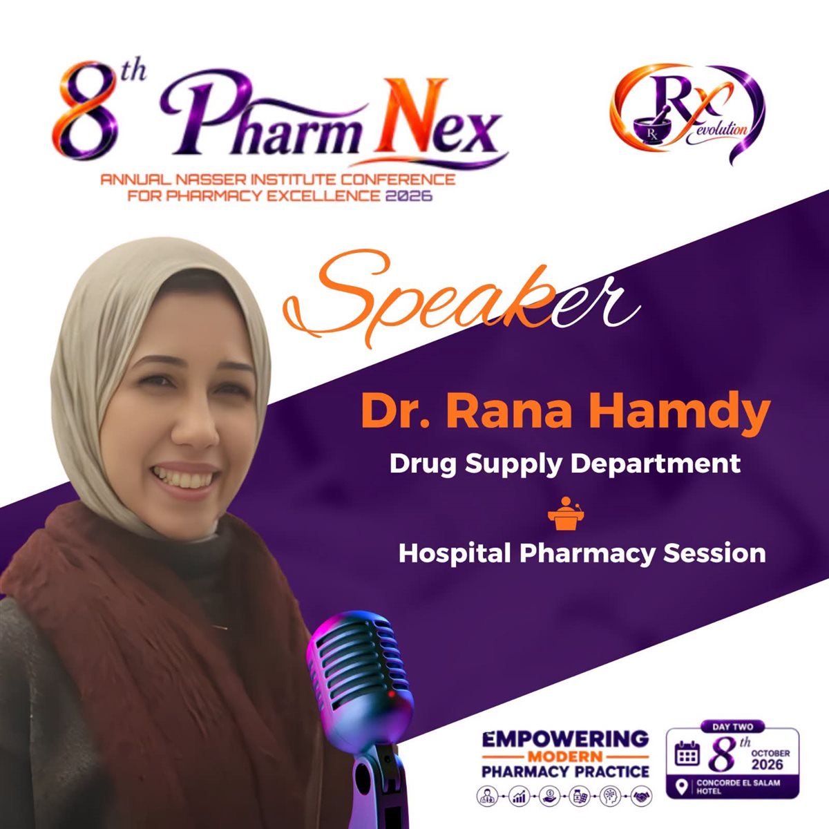 انطلاق فعاليات Pharm NEX 2026 لتعزيز الممارسة الصيدلية بمعهد ناصر 1000521507