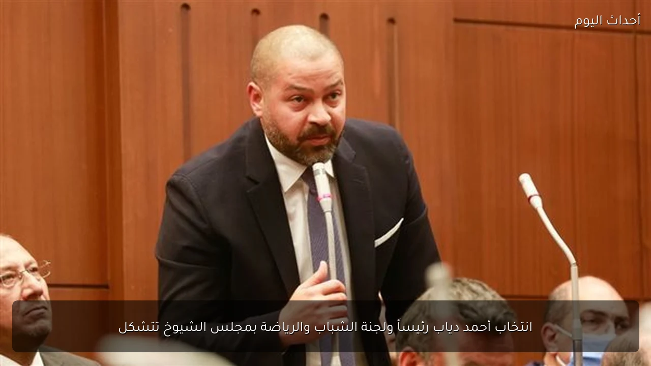 انتخاب أحمد دياب رئيساً ولجنة الشباب والرياضة بمجلس الشيوخ تتشكل