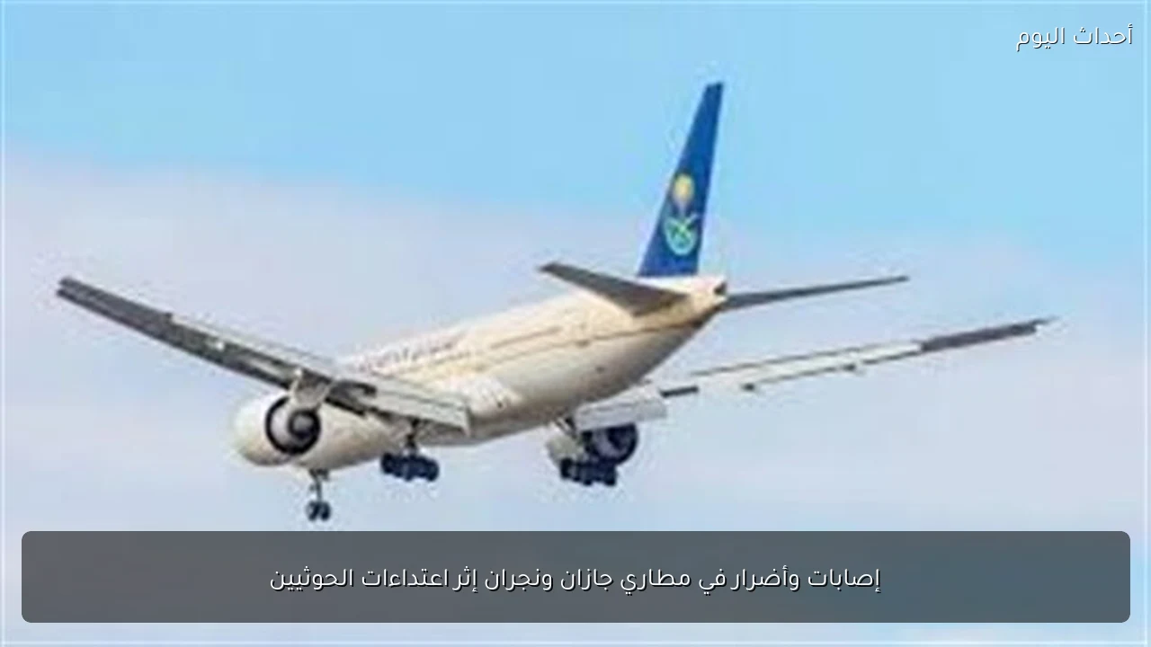 إصابات وأضرار في مطاري جازان ونجران إثر اعتداءات الحوثيين