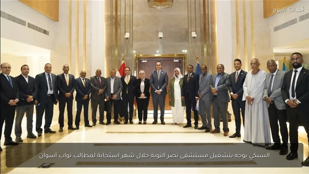 السبكي يوجه بتشغيل مستشفى نصر النوبة خلال شهر استجابة لمطالب نواب أسوان