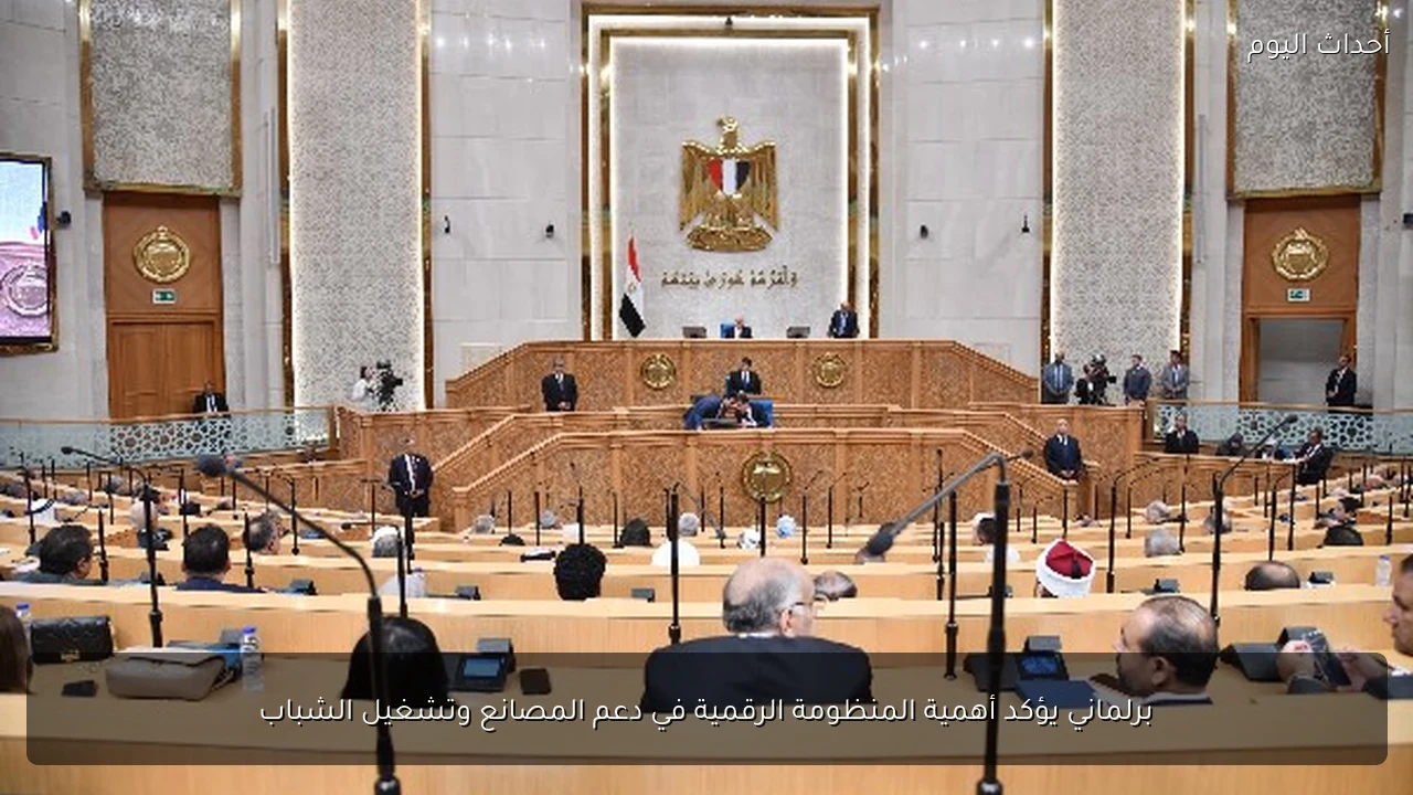 برلماني يؤكد أهمية المنظومة الرقمية في دعم المصانع وتشغيل الشباب